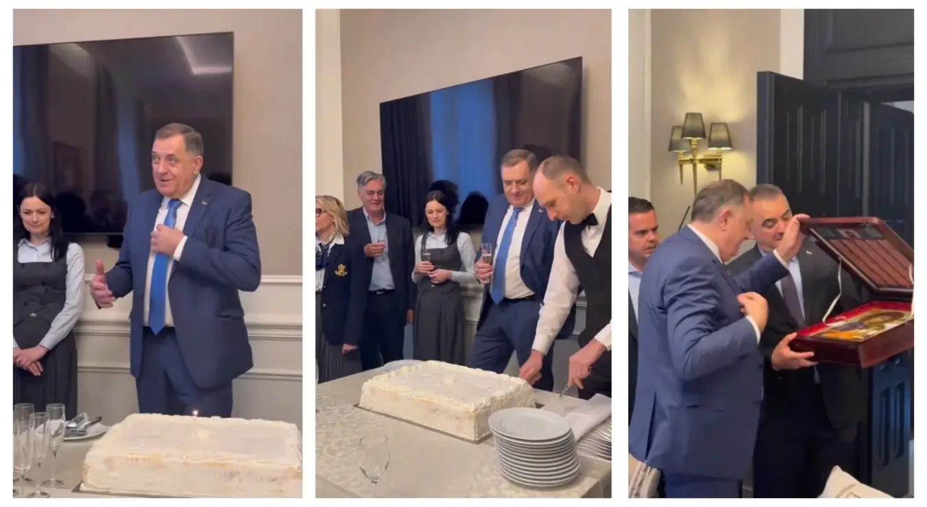 Милорад Додик прославља рођендан, сарадници му приредили изненађење