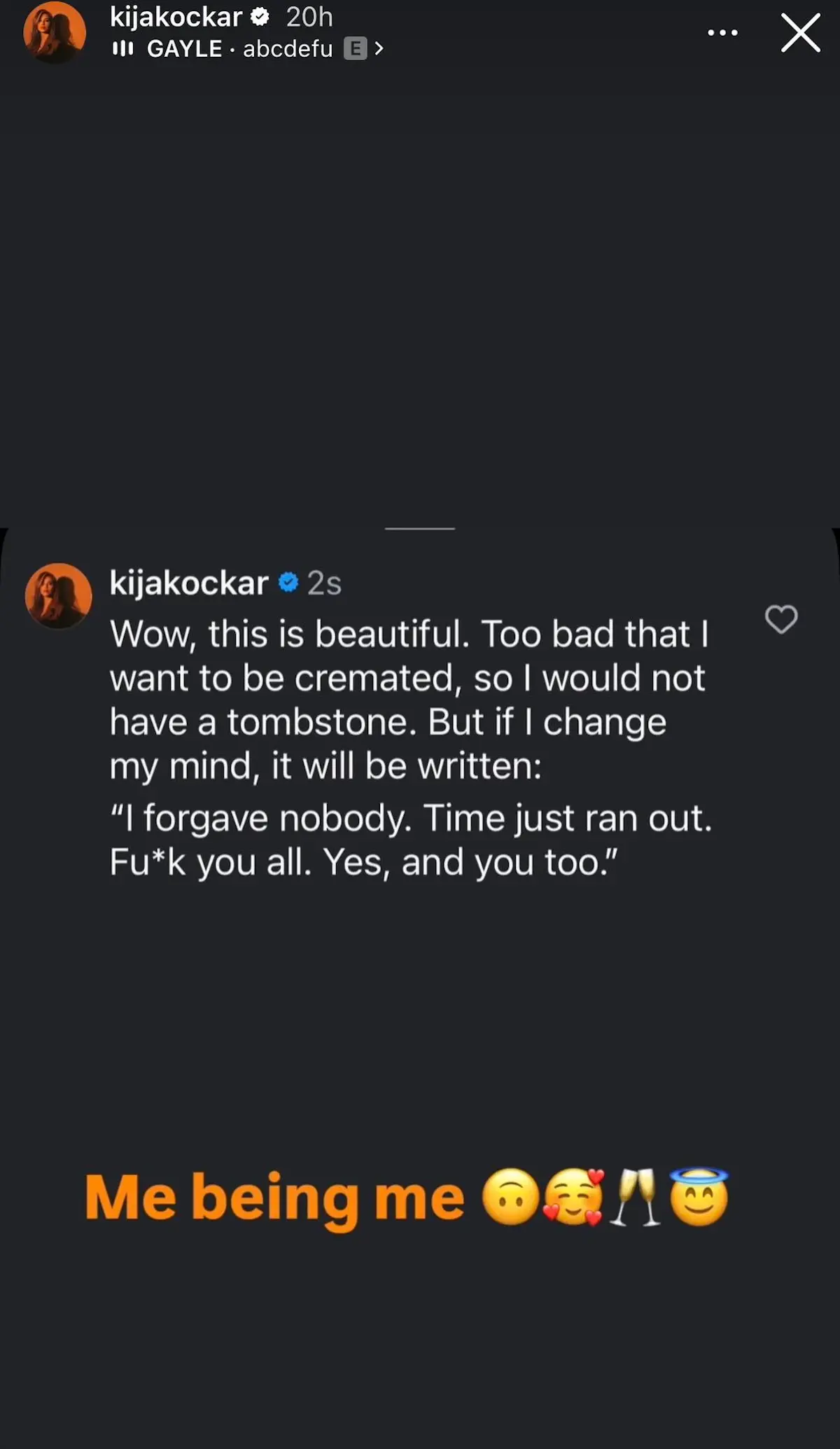 Кија Коцкар шокирала објавом