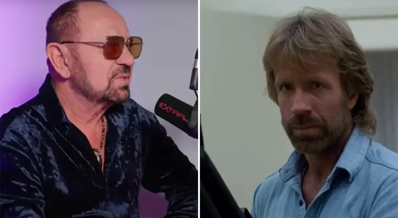 Миле Китић и Чак Норис