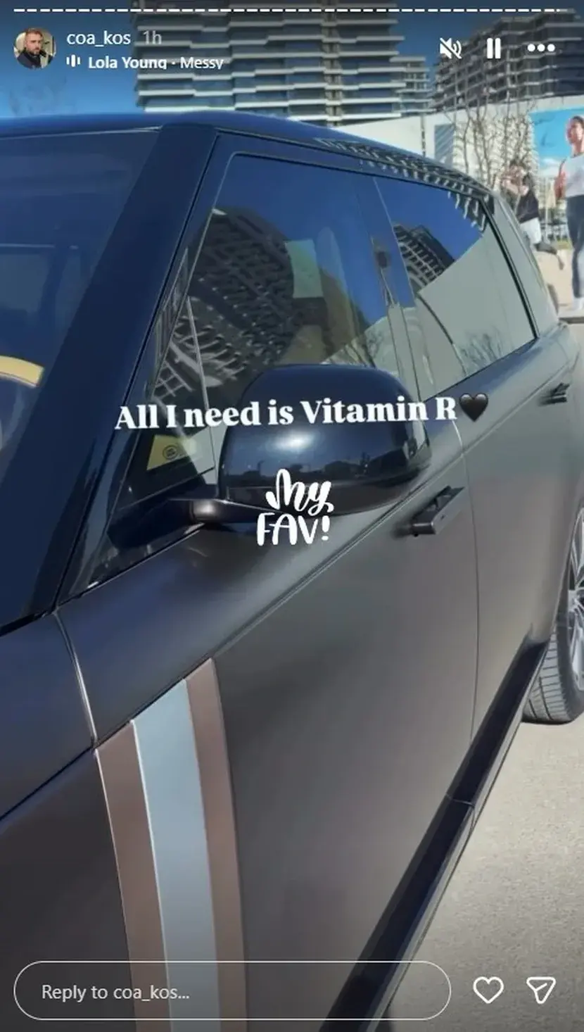 Аца Кос показао аутомобил који вози