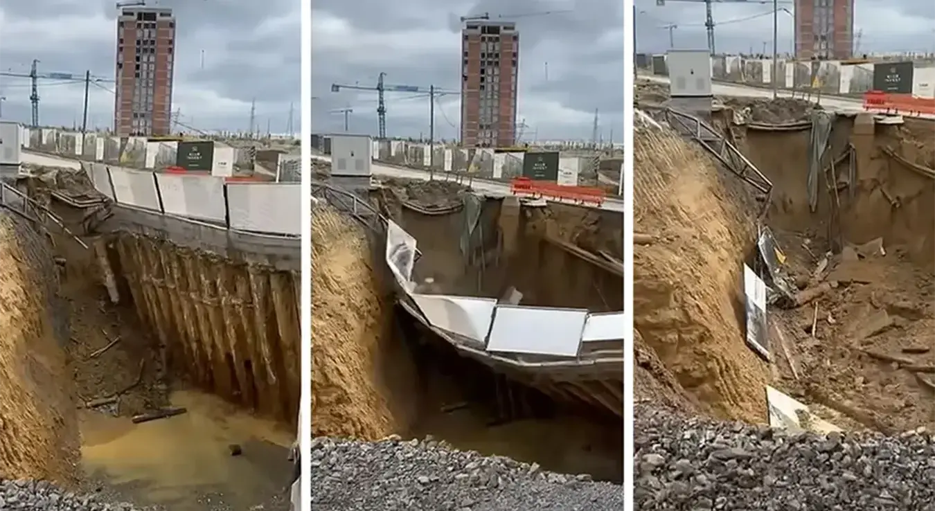 Драма у Приштини: Урушио се пут, све пропало у огромну рупу!