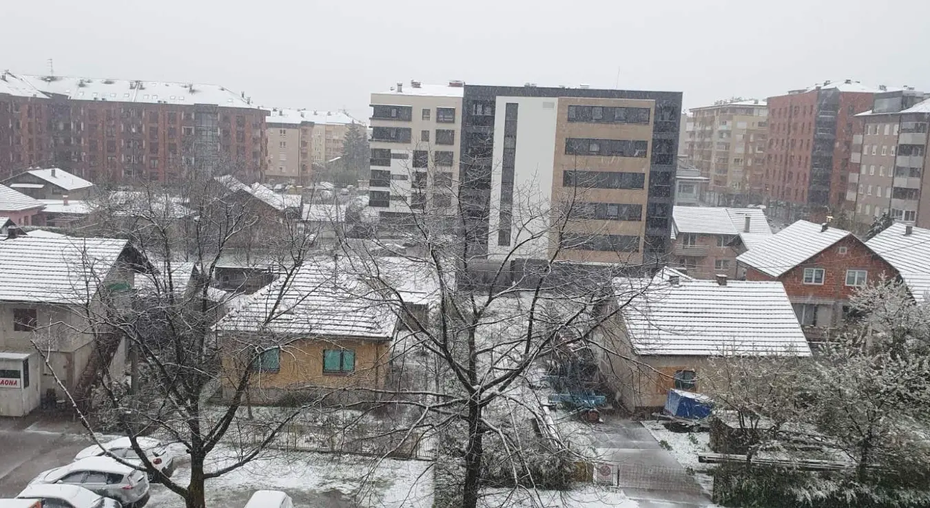 Снијег у Бањалуци