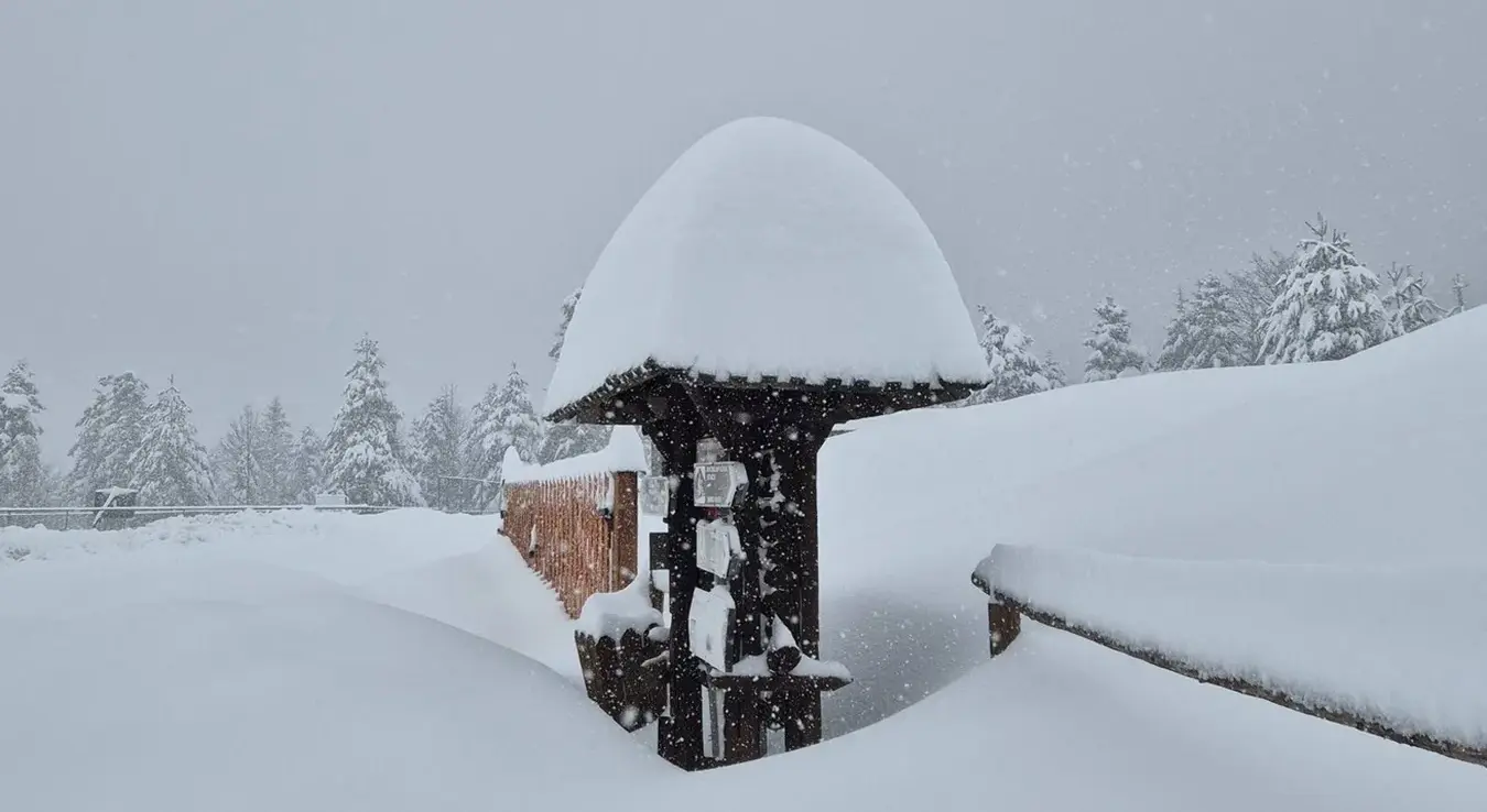 Снијег у Теслићу