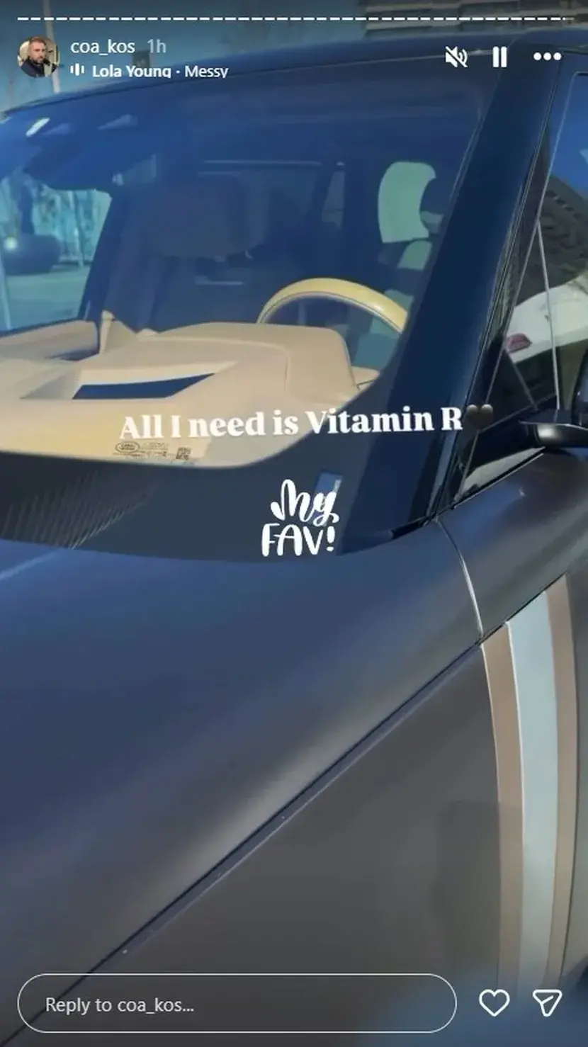 Аца Кос показао аутомобил који вози