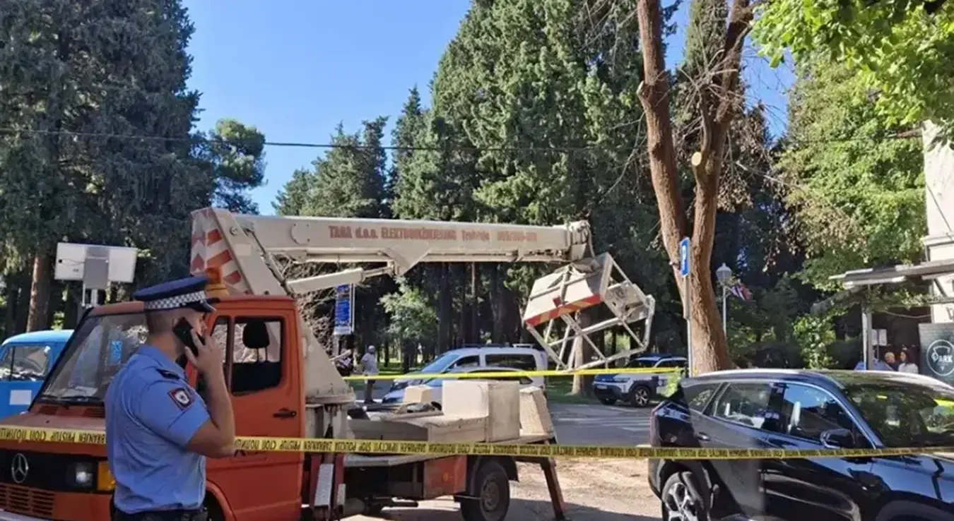 Радници испали из корпе