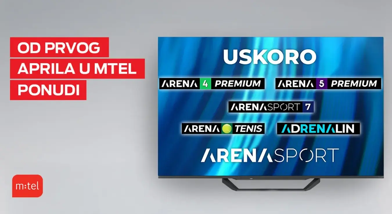 м:тел уводи пет нових канала "Арена спорта"
