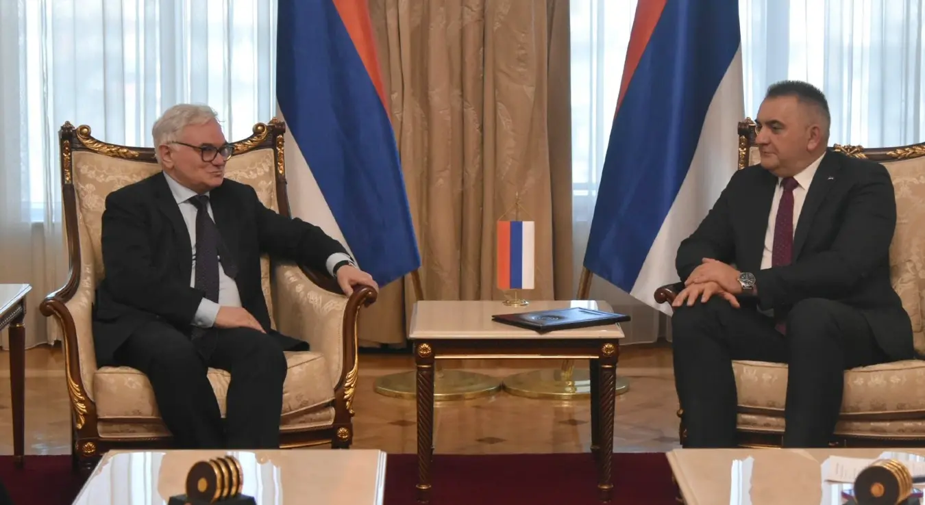 Саво Минић и амбасадор Републике Њемачке у БиХ Алфред Гранас