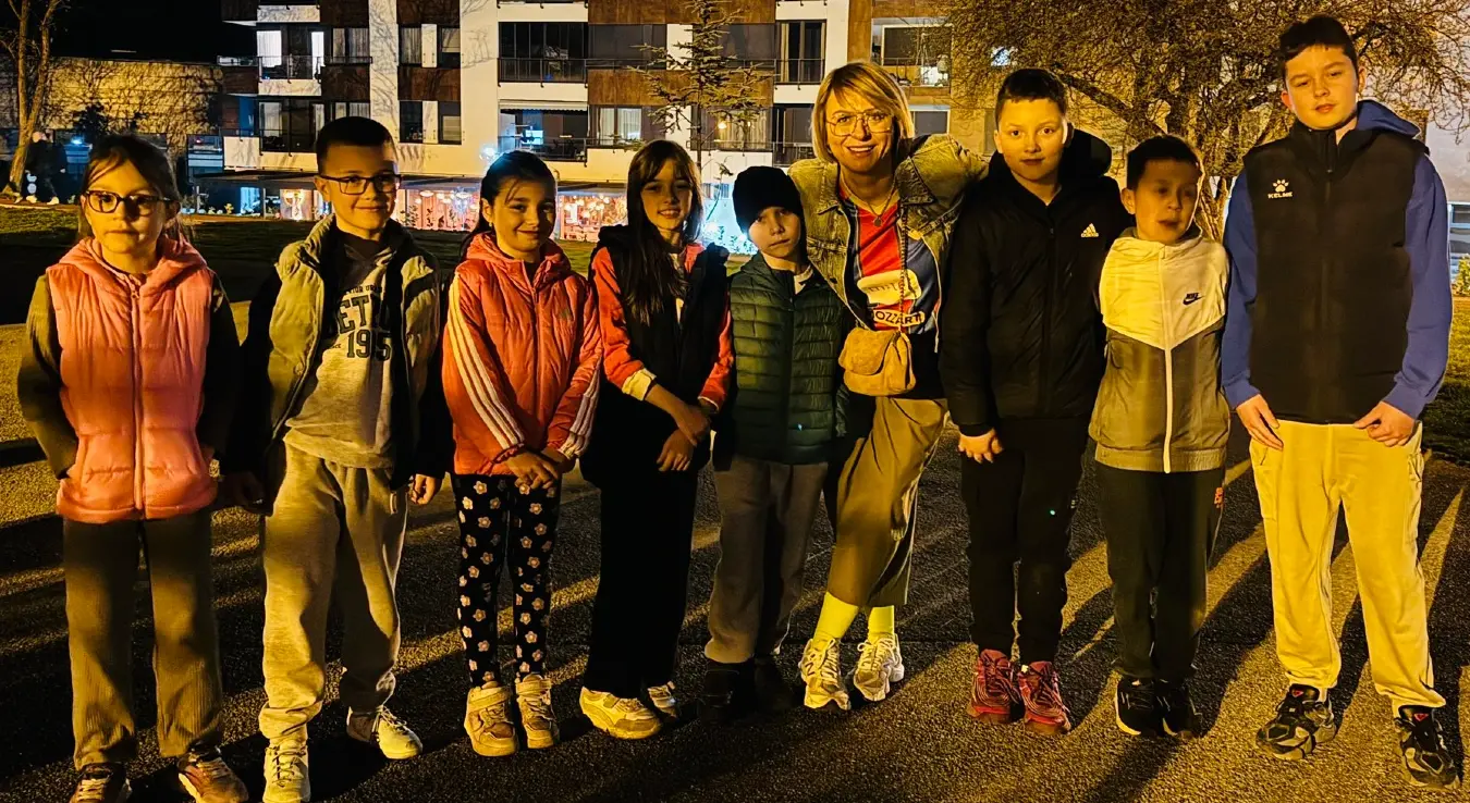 Дјеца у бањалучком насељу Росуље.