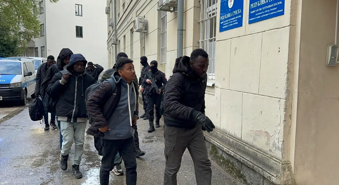 Мигранти из Судана спроведени у ПУ Требиње