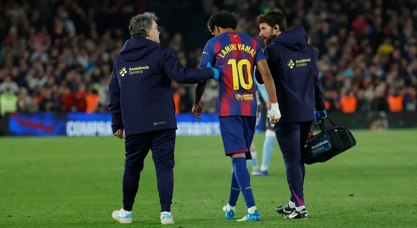 Ламин Јамал повријеђена излази са терена