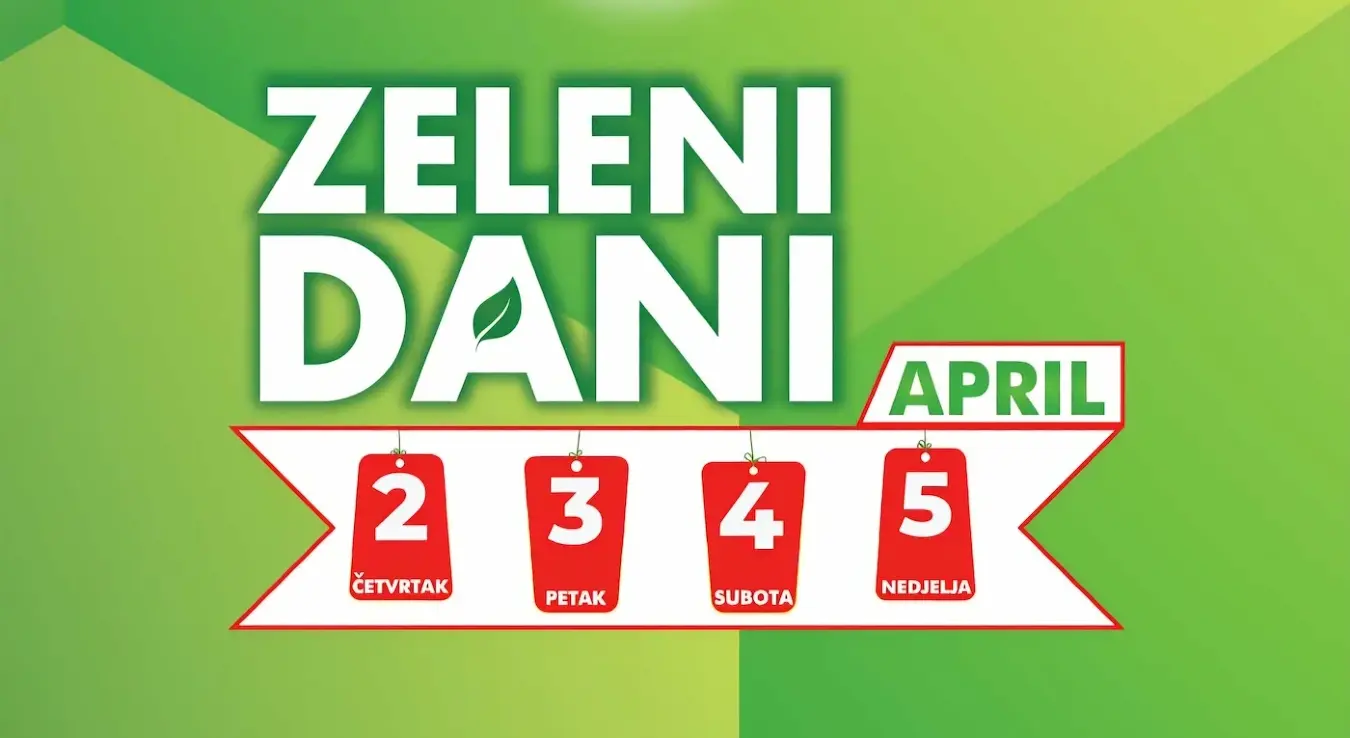 Традиционални Зелени дани стижу од 2. до 5. априла у Агромеханику и Верно!