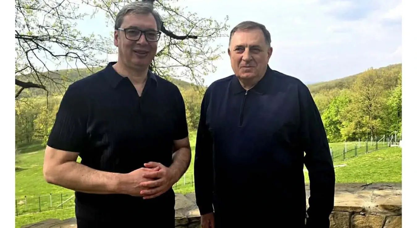 Aleksandar Vučić i Milorad Dodik