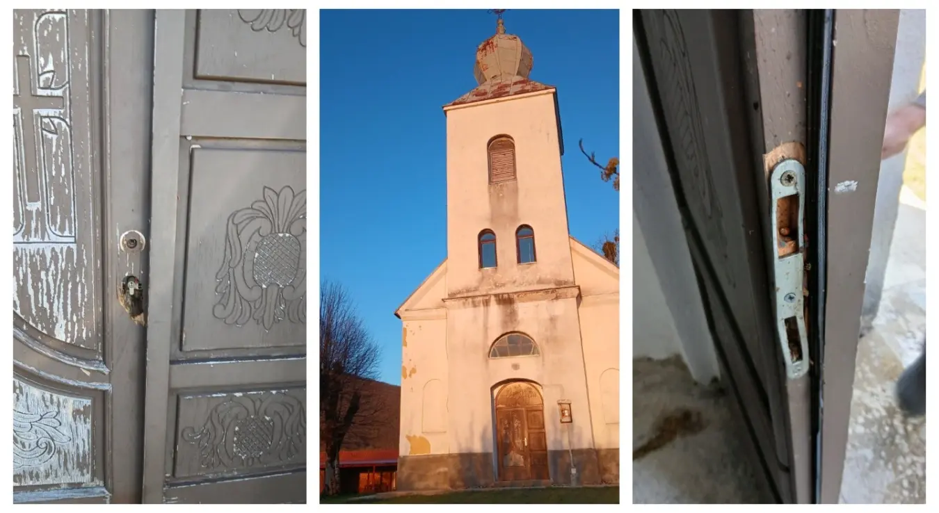 Обијена православна црква у Трубару