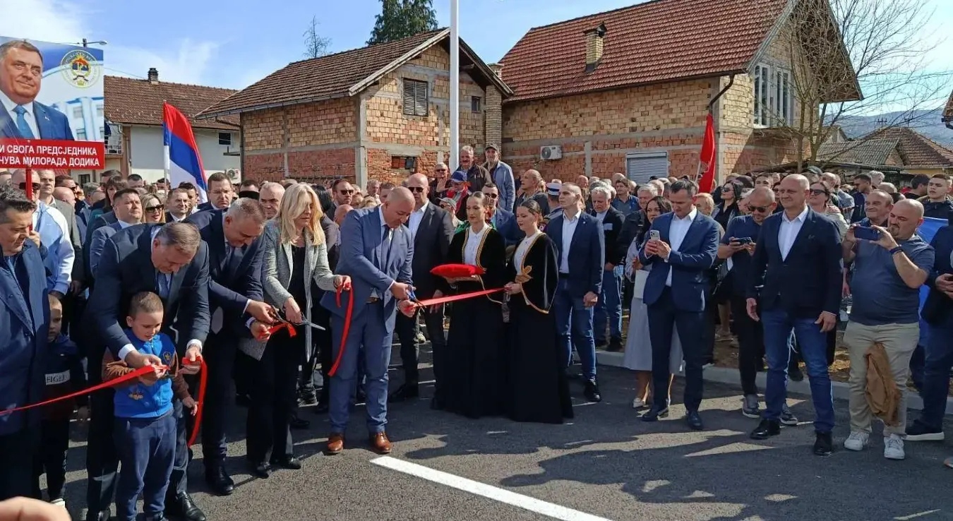 Отварање моста у бањалучком насељу Чесма