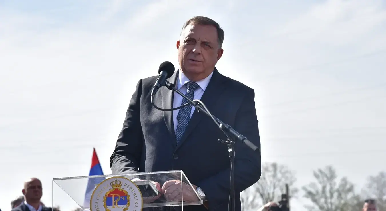 Милорад Додик на отварању Моста у Чесми