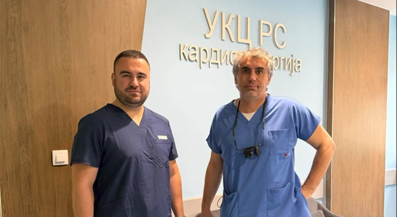 Доктори Новица Калинић и Петар Милачић