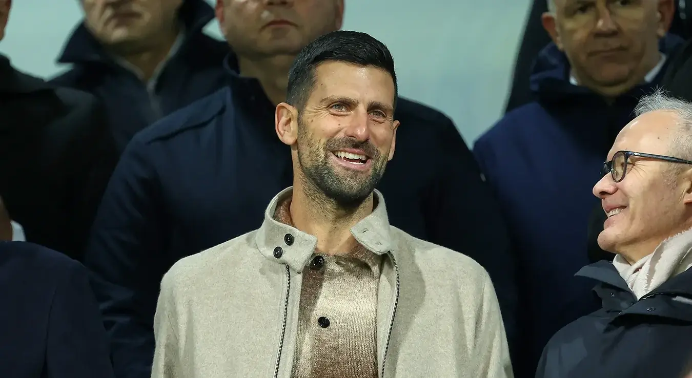 Новак Ђоковић на трибинама прати утакмицу БиХ-Италија