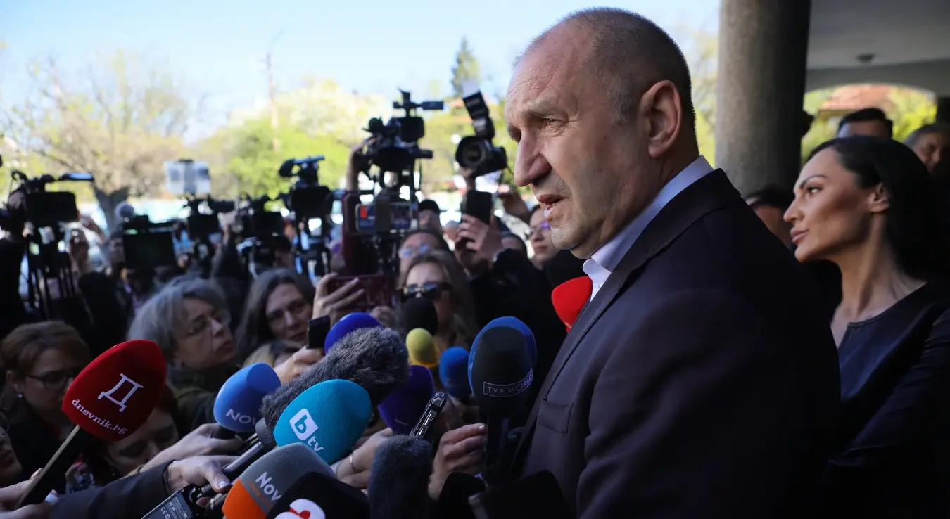 Румен Радев на конференцији за новинаре