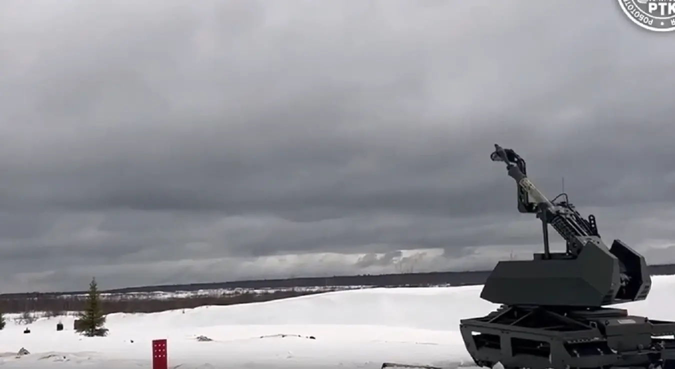 Багуљник-82, роботизован минобацач, сам ставља гранате и испаљује