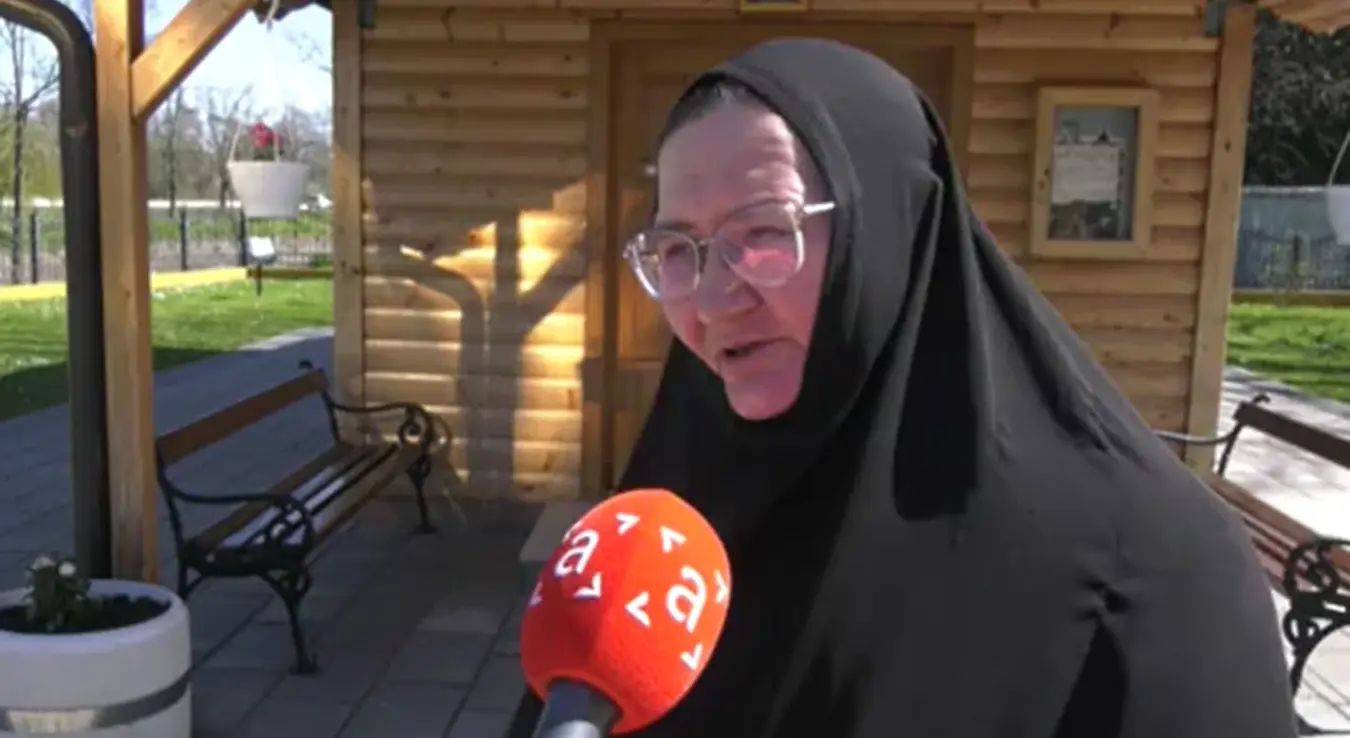 Мати Филотеја руска монахиња у храму у Угљевику