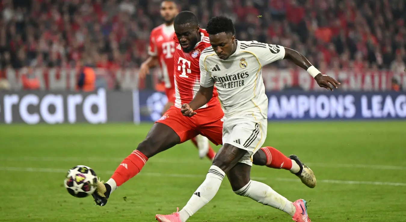 Винисијус на мечу против Бајерна