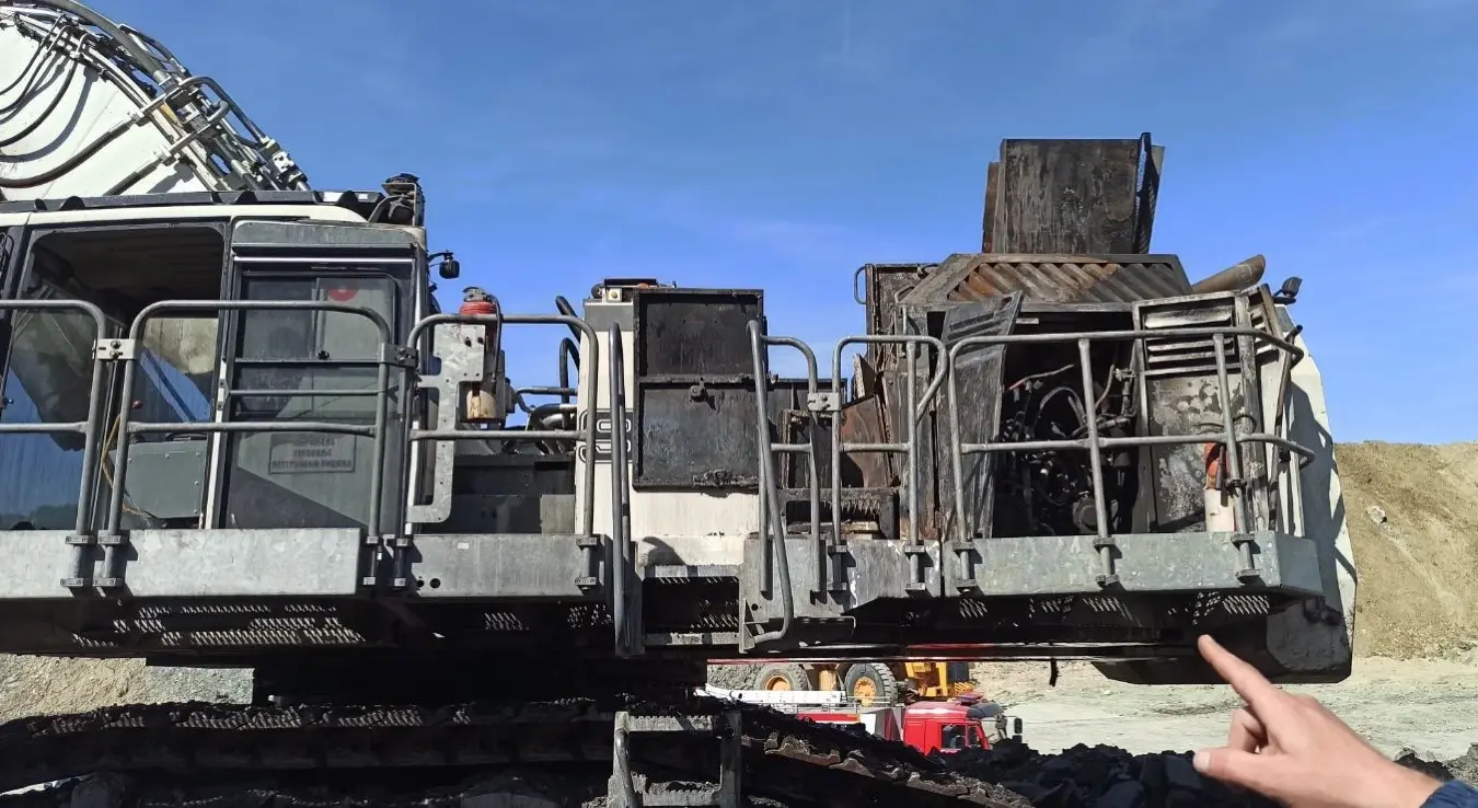 Пожар уништио багер у РиТЕ Угљевик.