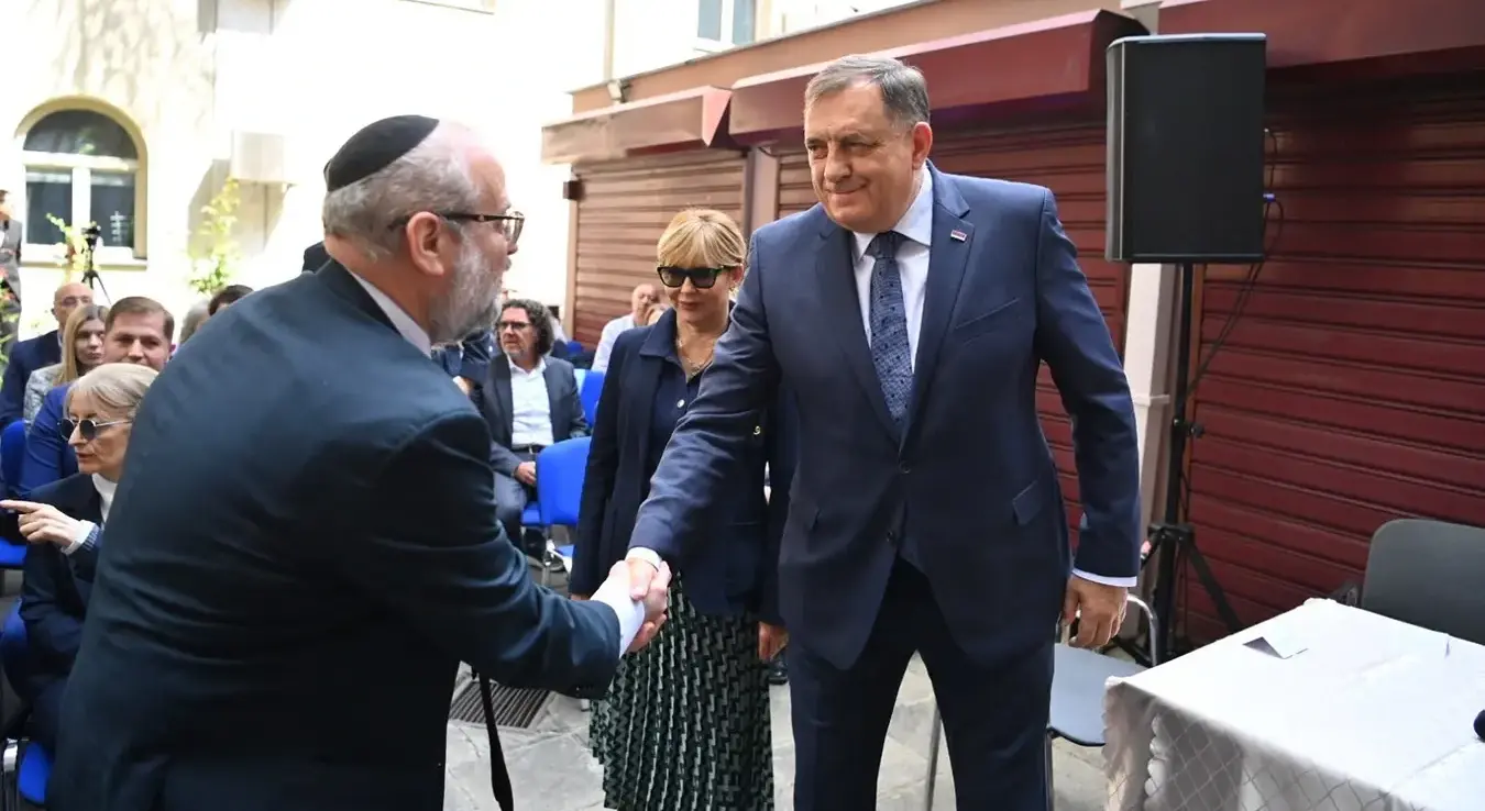 Јехуда Каплоун и Милорад Додик