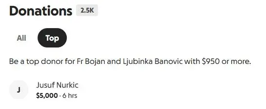 Донација Јусуфа Нуркића