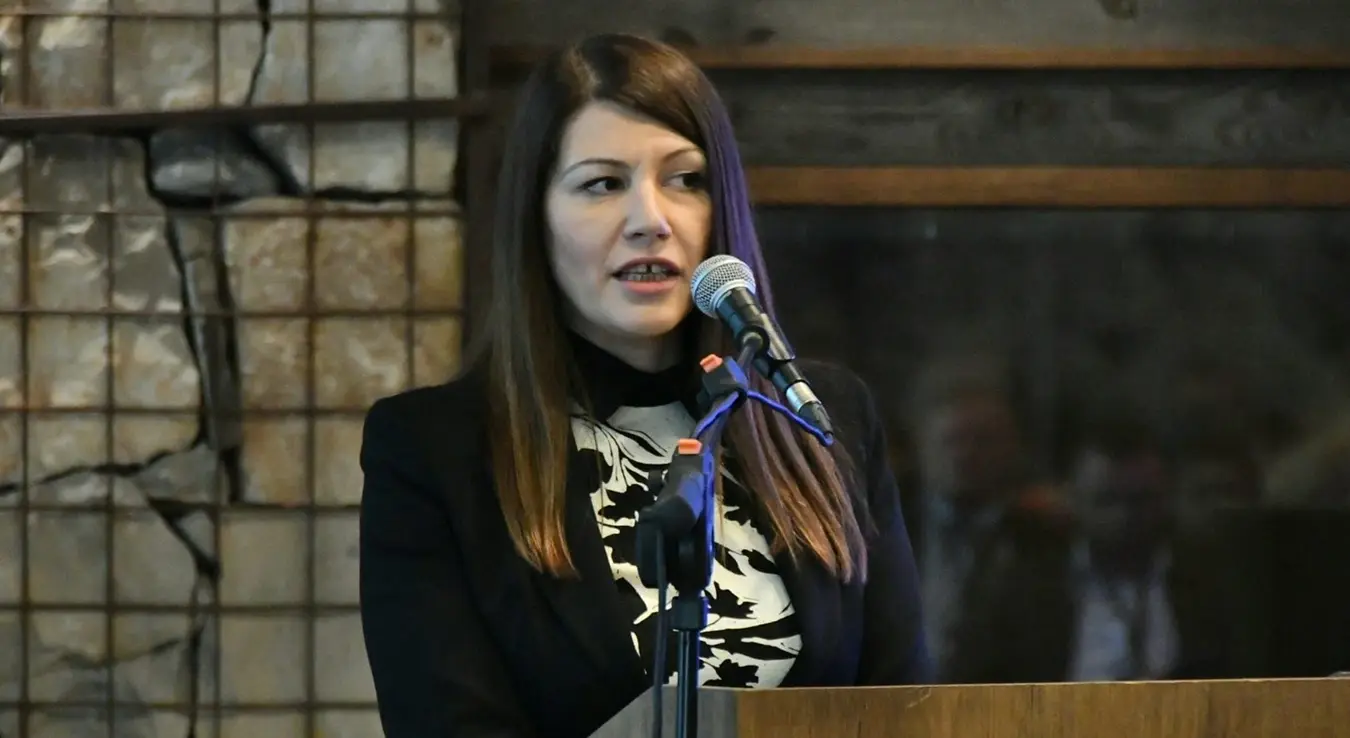 Анђелка Kузмић на конференцији за новинаре на Јахорини