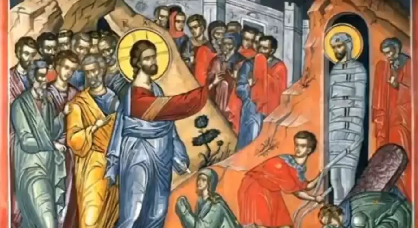 Христос васкрсао Лазара из гроба