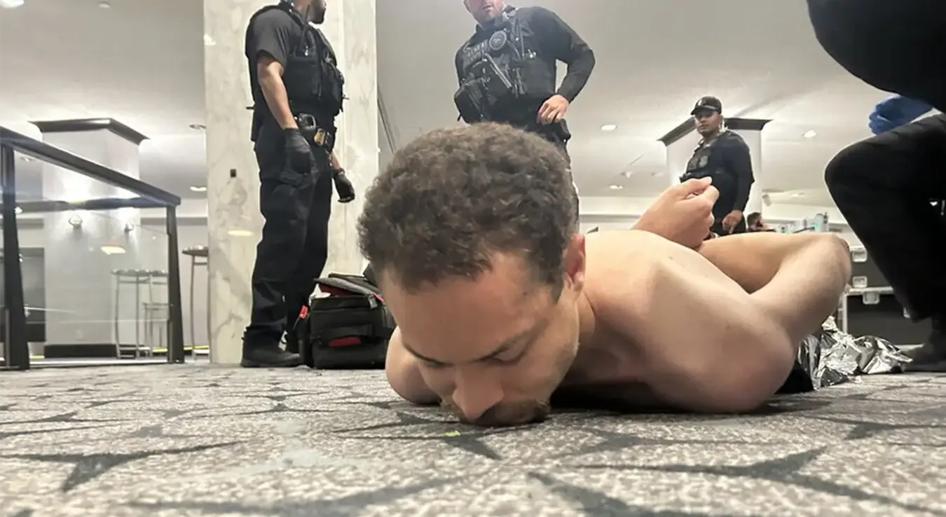 Хапшење Кола Томаса Алена који је пуцао на обезбјеђење предсједника САД-а Доналда Трампа.