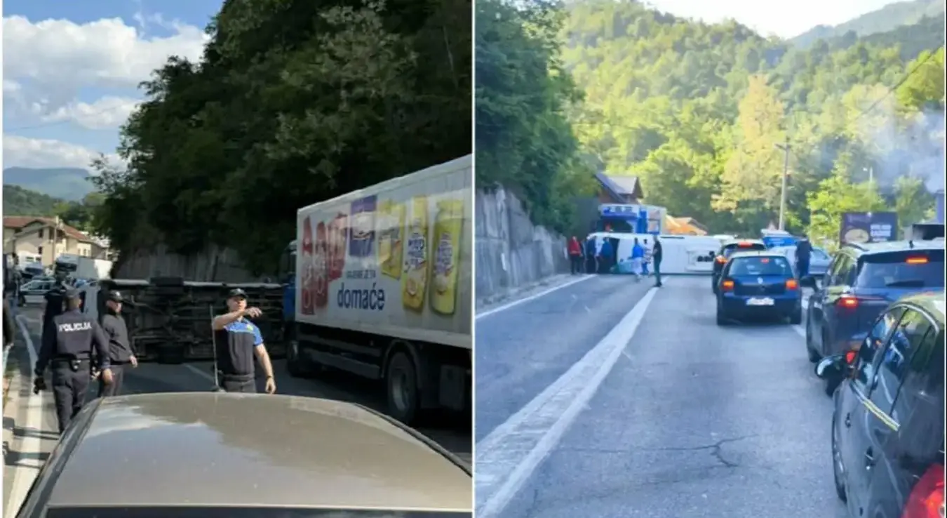 Тежак удес, преврнуло се возило: Пет особа повријеђено