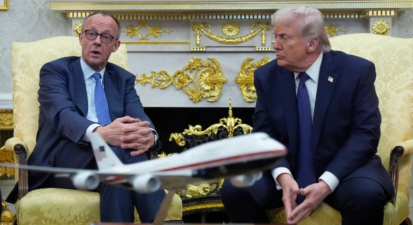 Фридрих Мерц и Доналд Трамп