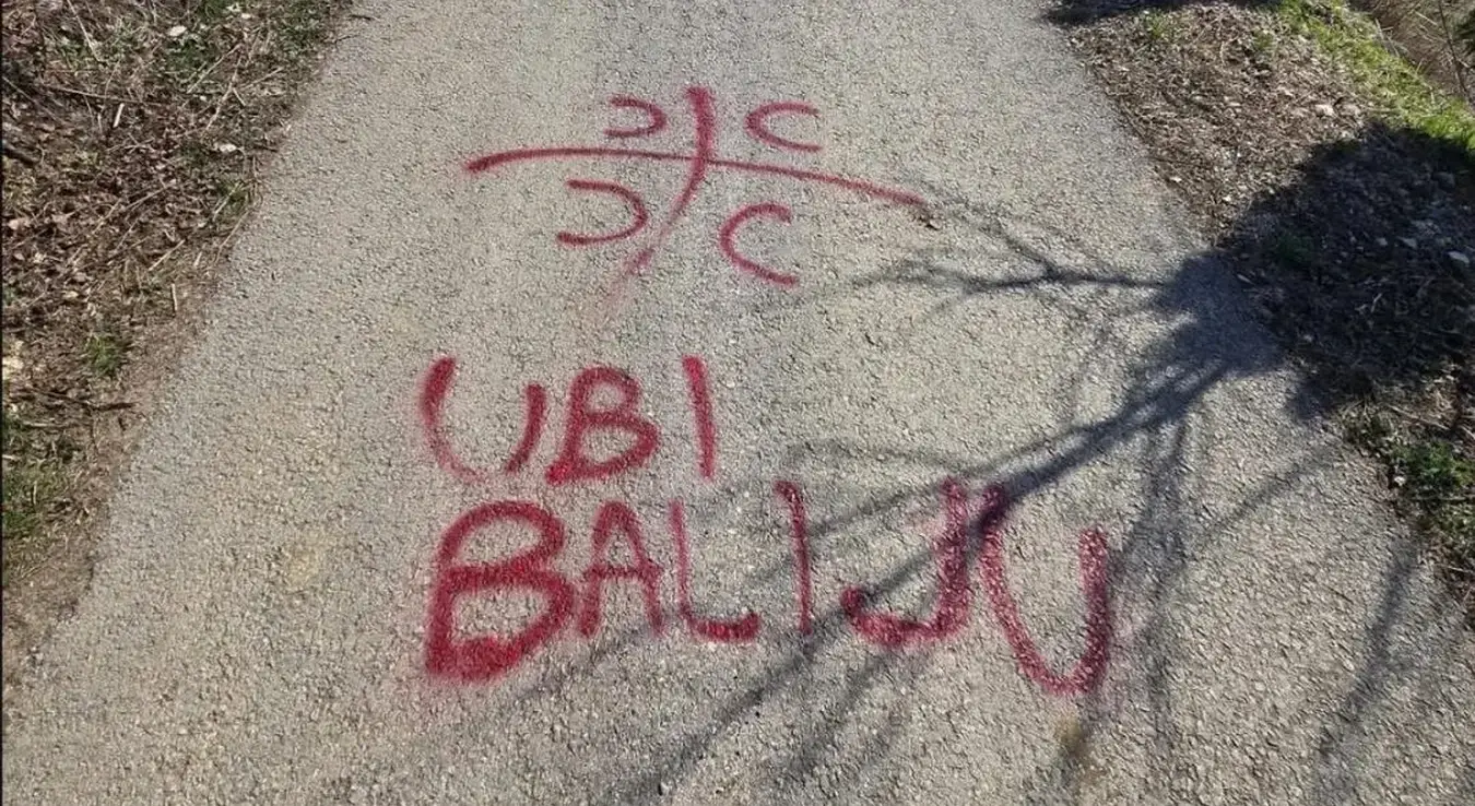 "Убиј балије" и "ВРС" исписао малољетни Бошњак