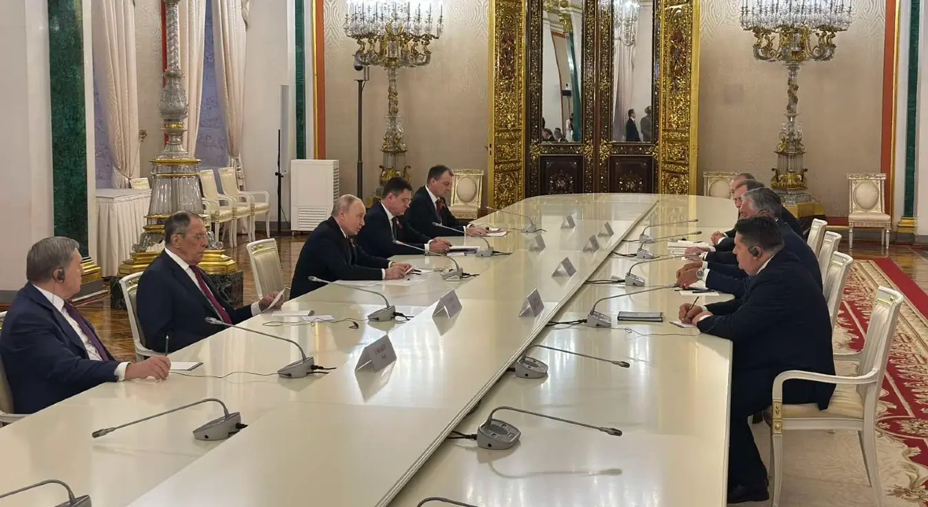 Делегација Републике Српске на састанку са предсједником Русије Владимиром Путином у Кремљу