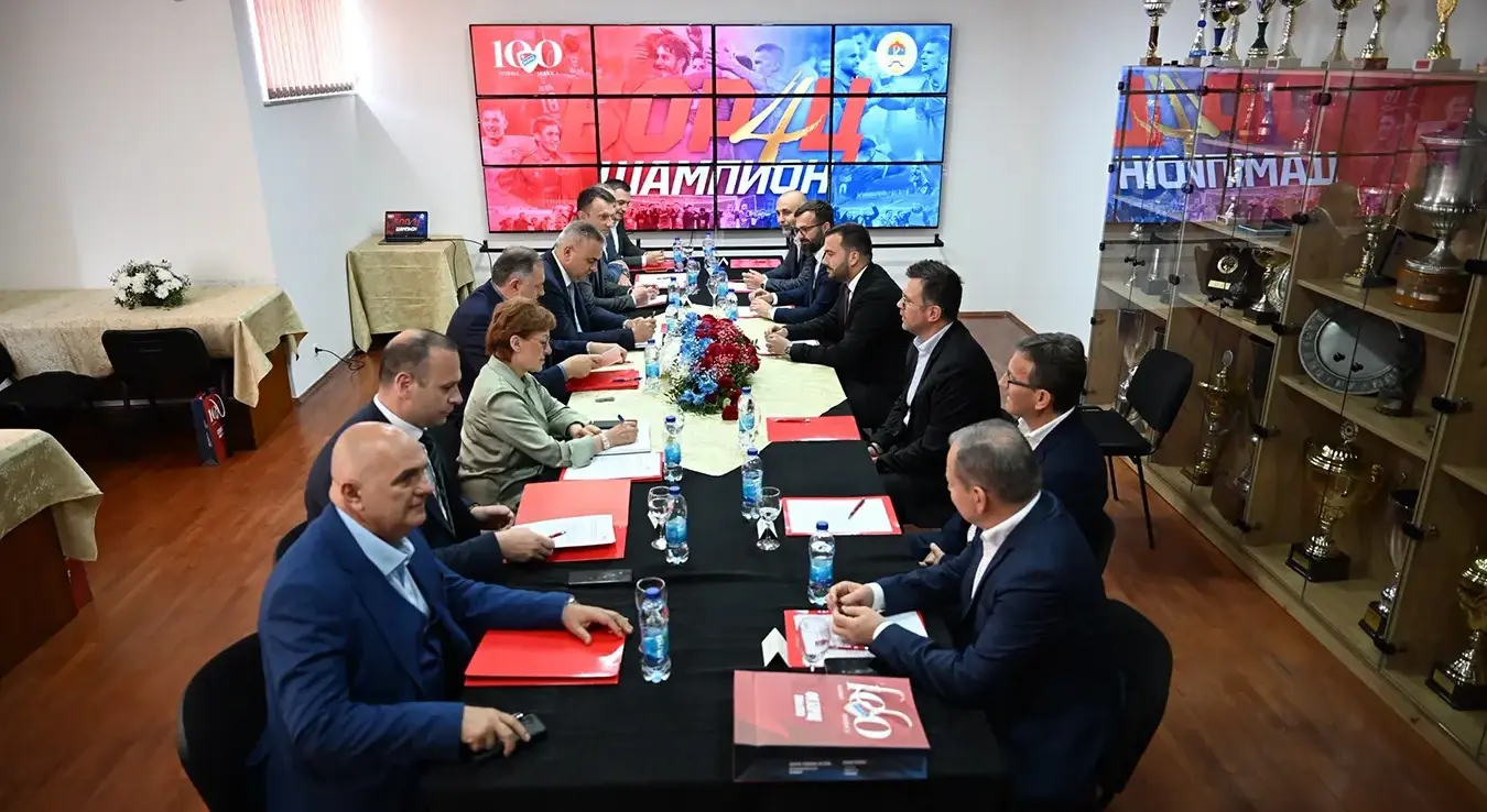 Одржана конститутивна сједница Организационог одбора за обиљежавање 100 година постојања ФК Борац на којој је за предсједника Организационог одбора изабран Милорад Додик.