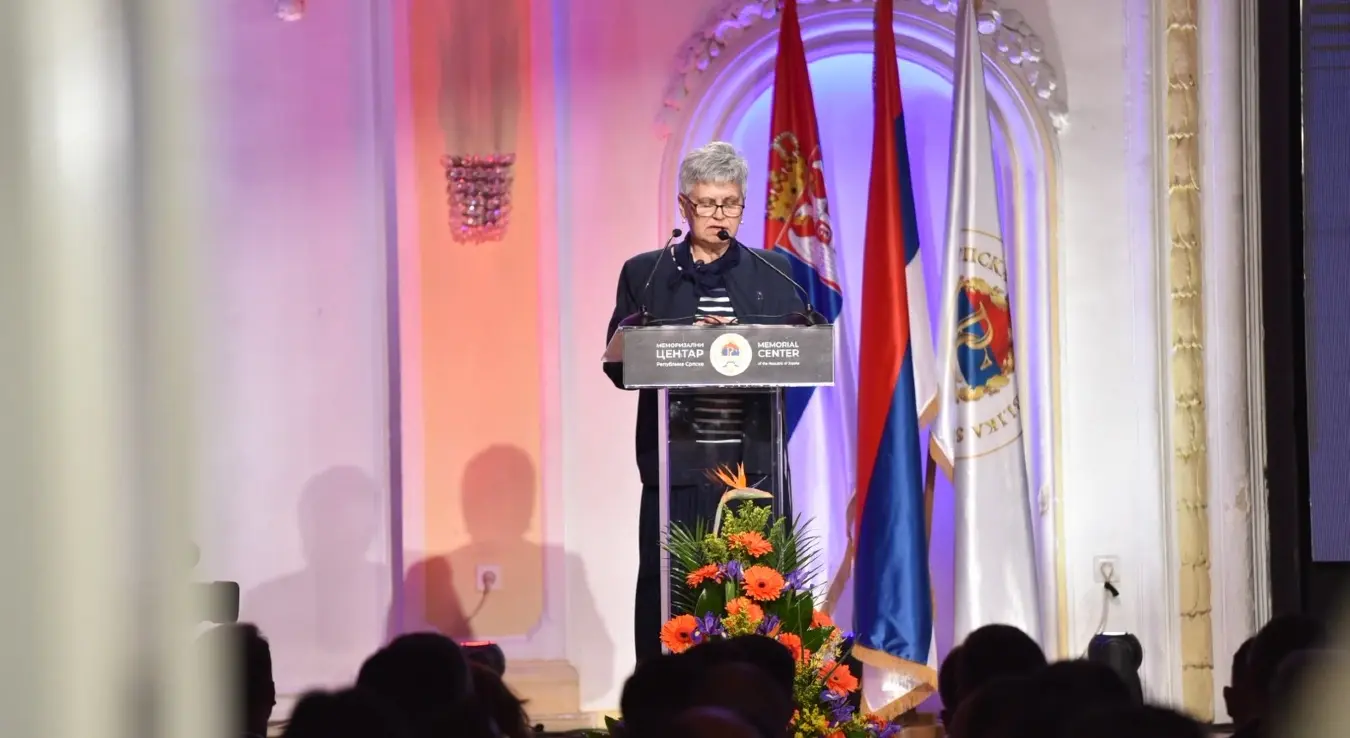предсједница координације српских удружења породица несталих, погинулих и убијених Мирјана Миодраг Божин