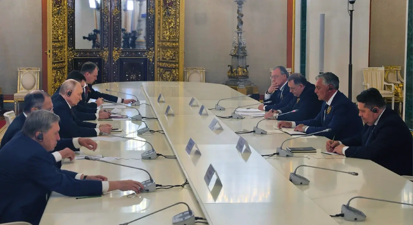 Делегација Републике Српске на састанку са предсједником Русије Владимиром Пурином у Кремљу.