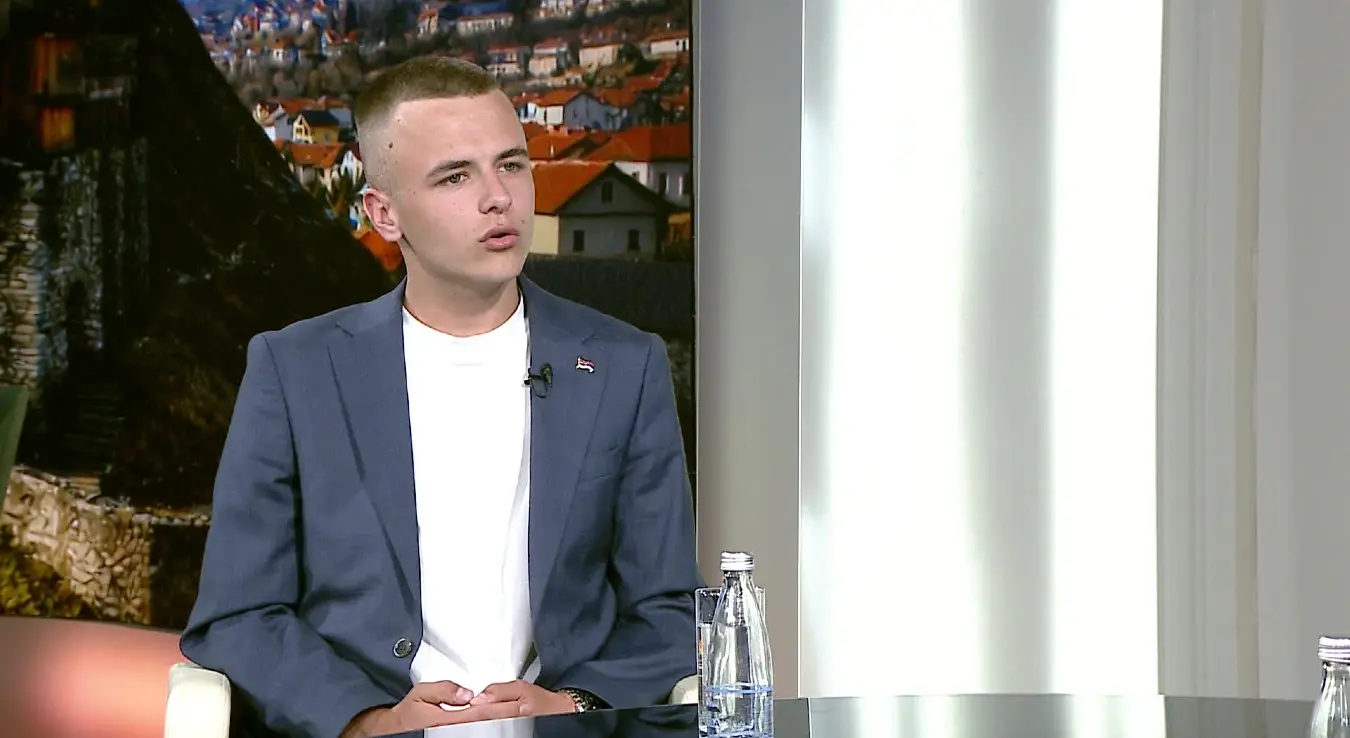 Предсједник Савеза средњошколаца Републике Српске Стефан Раковић