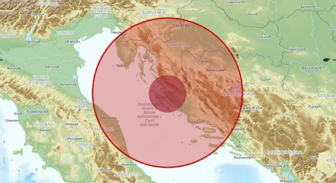 Слабији земљотрес погодио Задар