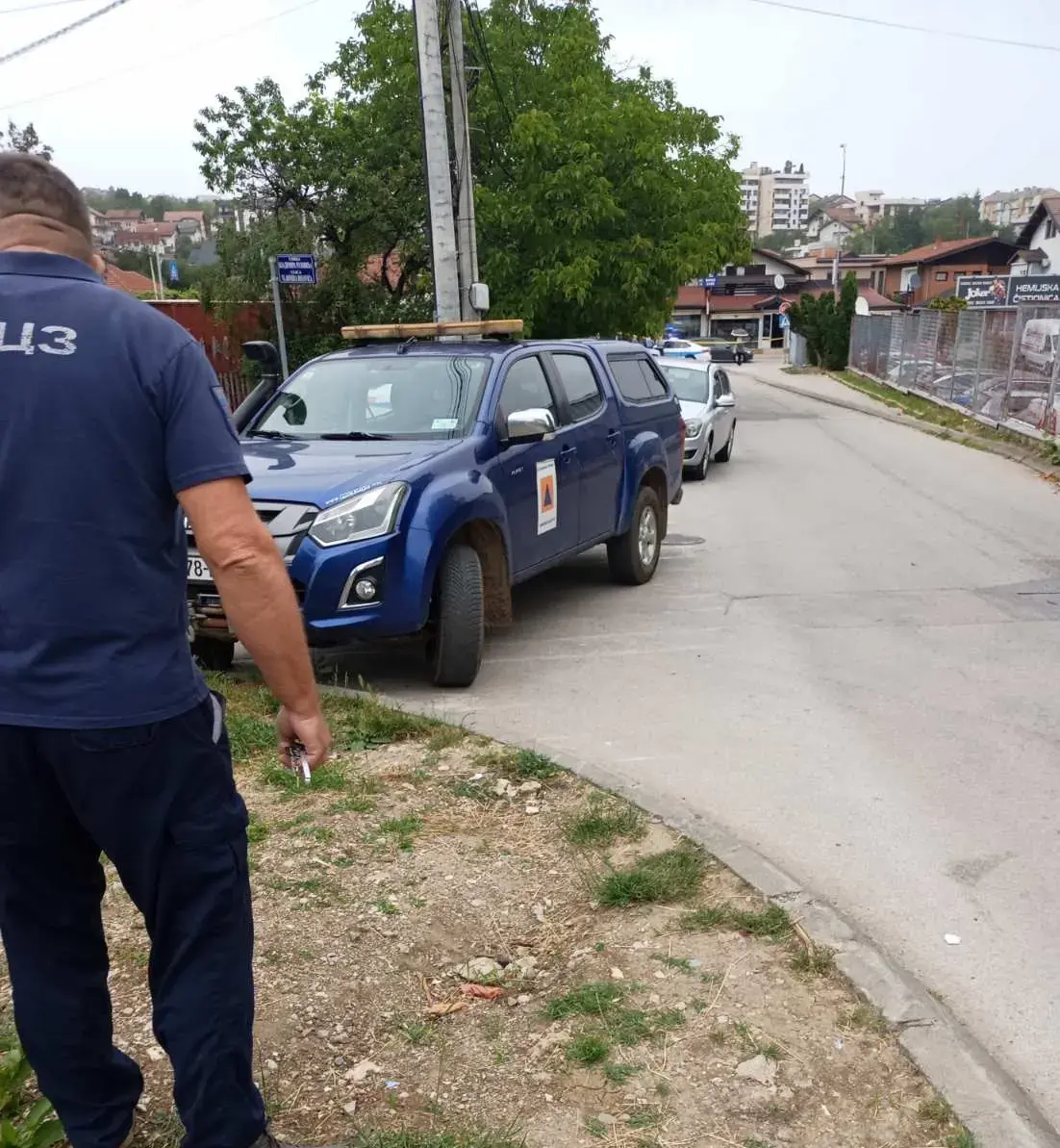 Цивилна заштита на мјесту експлозије