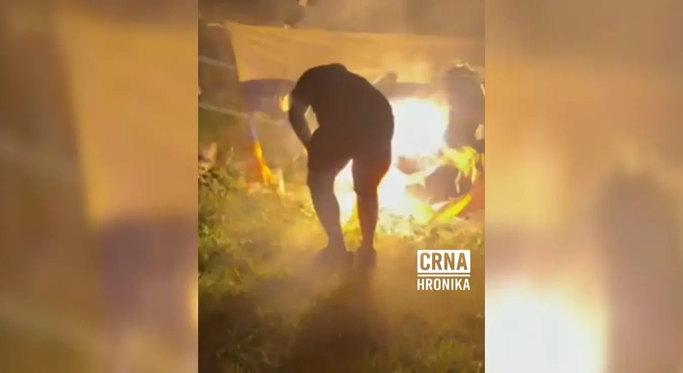 Запаљена застава, пљуште реакције - навијачку еуфорију претворили су у србофобију