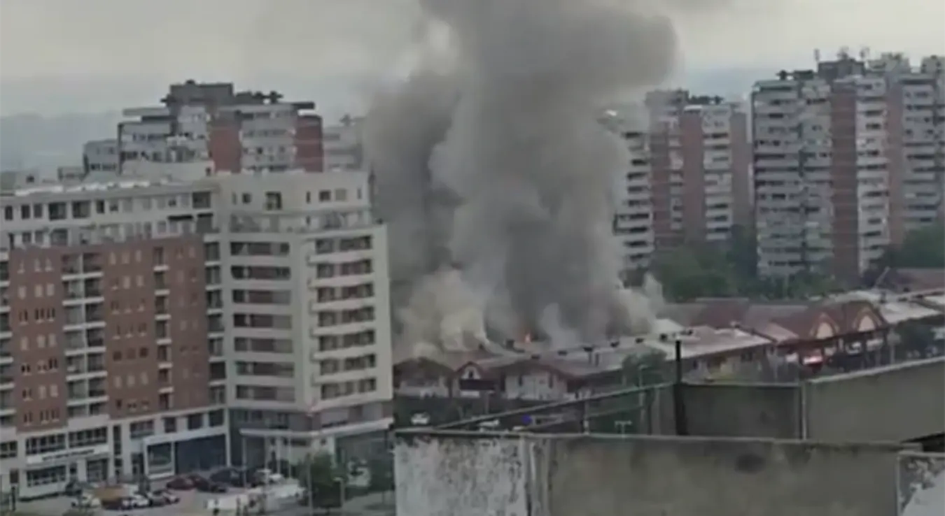 пожар у ТЦ Енјуб на Новом Београду