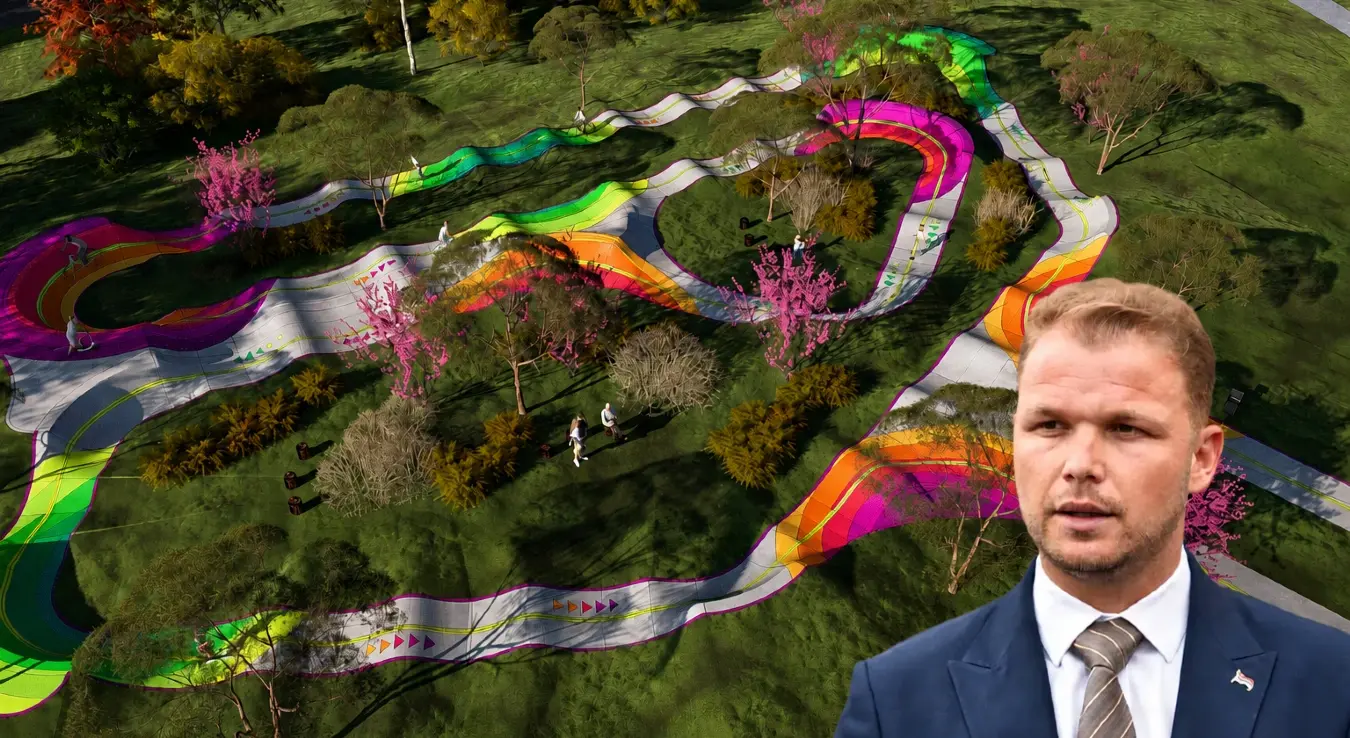 pump track стаза и градоначелник Драшко Станивуковић