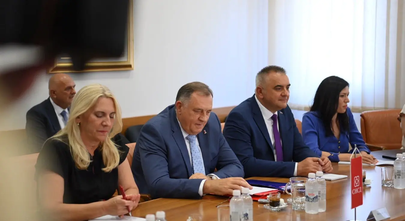 Милорад Додик Жељка Цвијановић Саво Минић Сања Вулић састанак са ХДЗ-ом