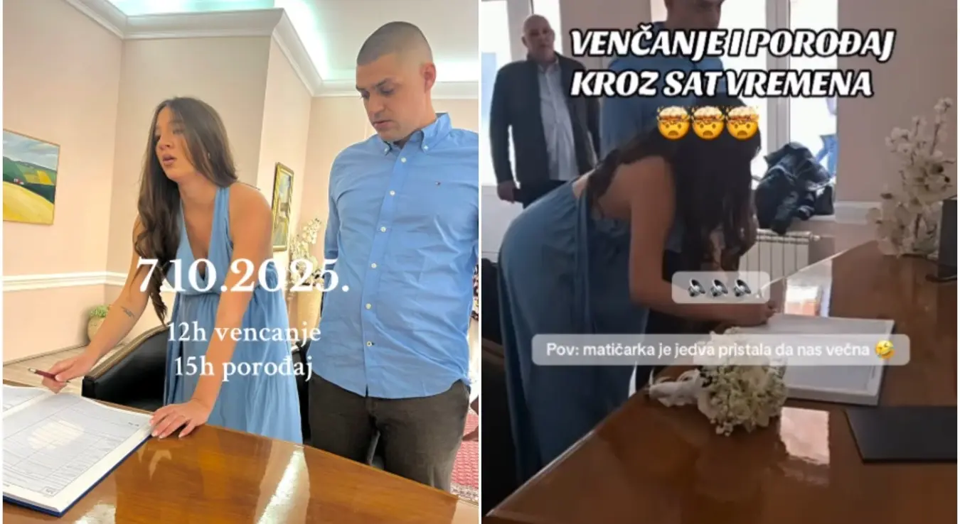 Вјенчала се у подне, породила се 3 сата касније