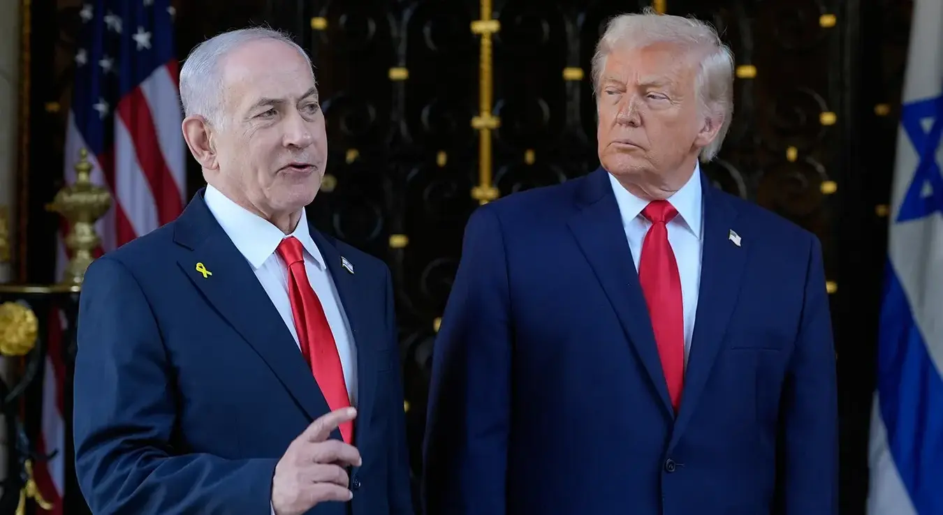 Предсједник Сједињених Америчких Држава Доналд Трамп састао се данас у Бијелој кући са израелским премијером Бењамином Нетанијахуом, непосредно након што је завршио разговор са украјинским предсједником Владимиром Зеленским.