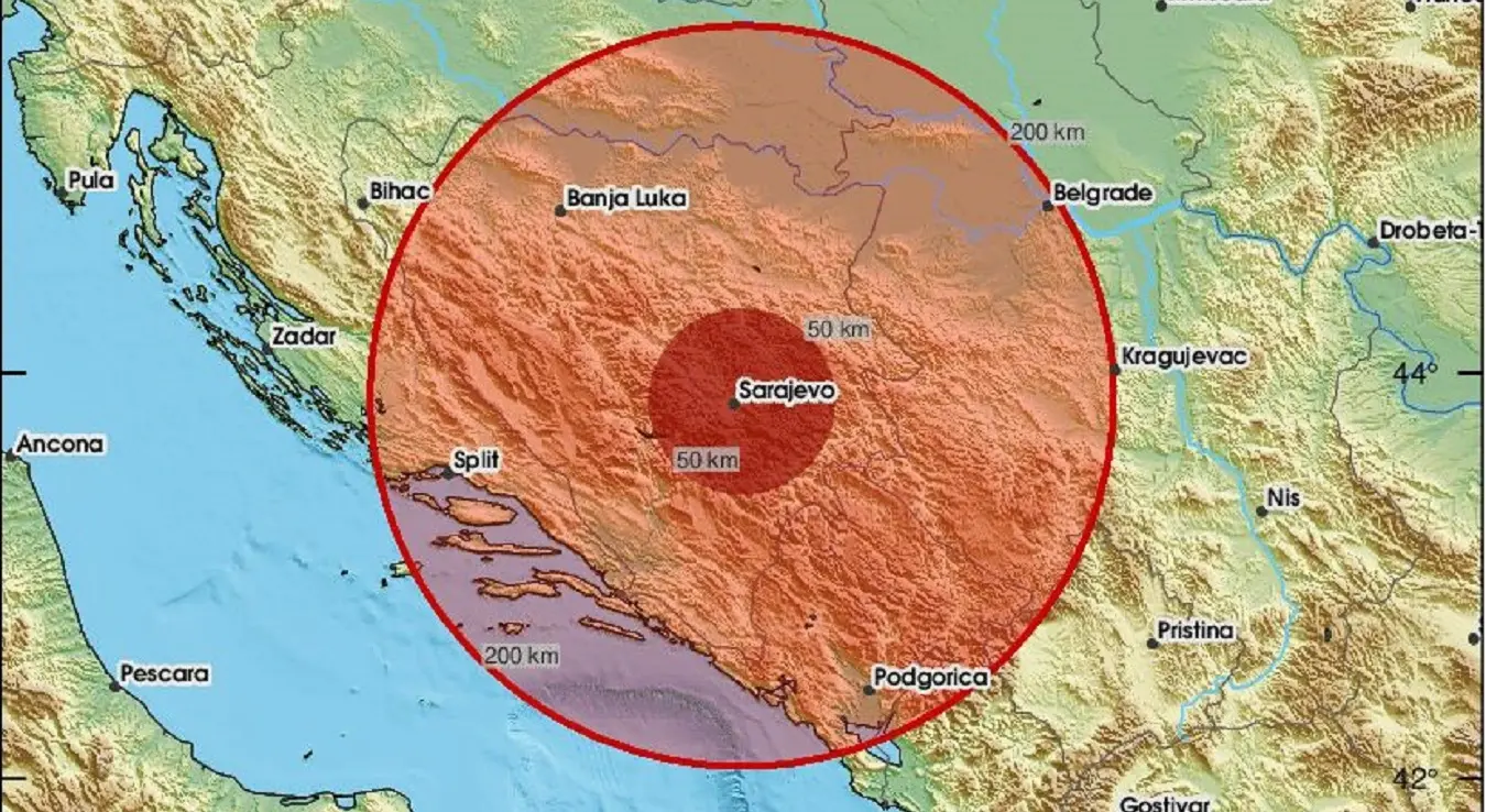 Земљотрес у Сарајеву