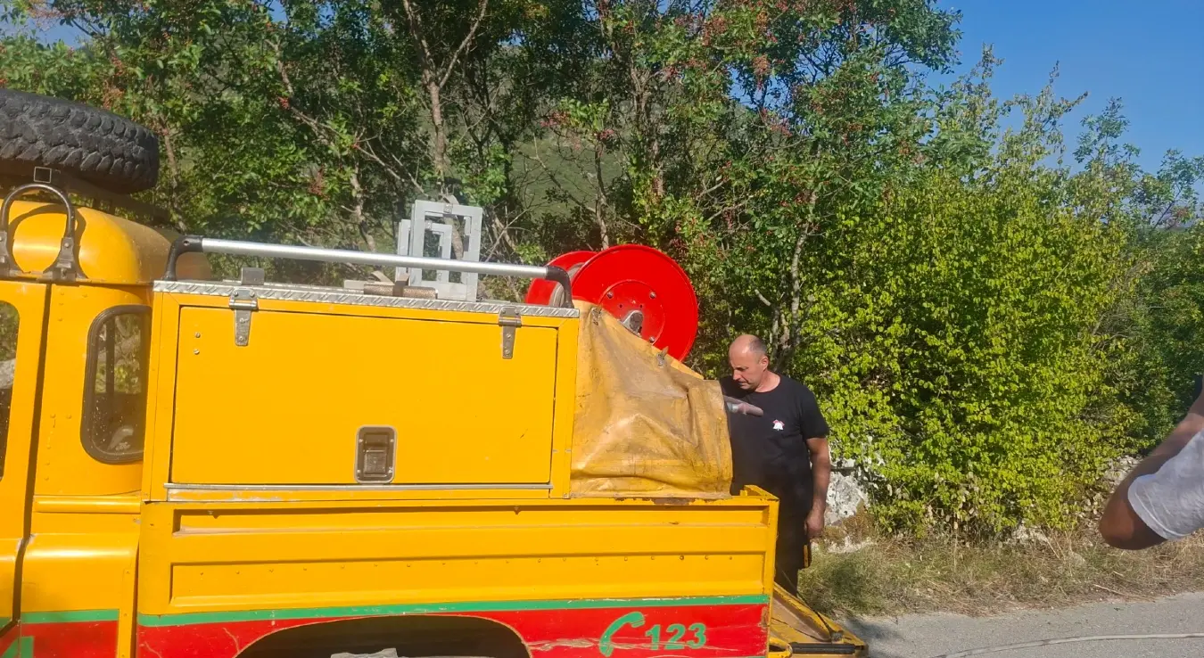 Гашење пожара у Биограду