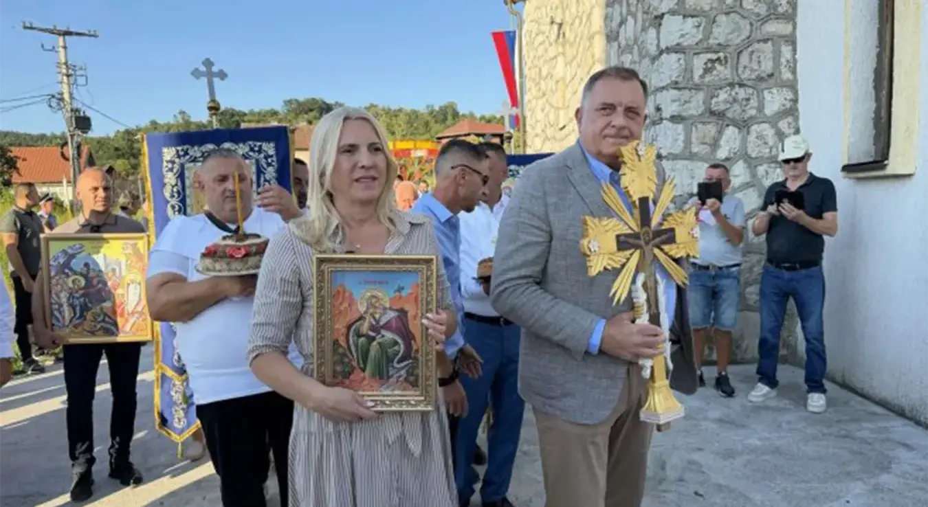 Жељка Цвијановић у Кожухама код Добоја